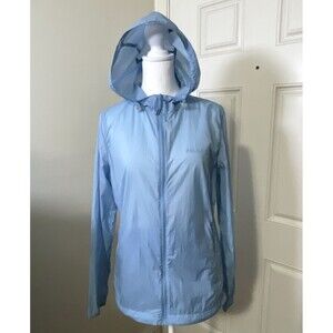 PELLIOT Womens Windbreaker Light Blue UPF 40+ Outdoors Size L (see measurements)